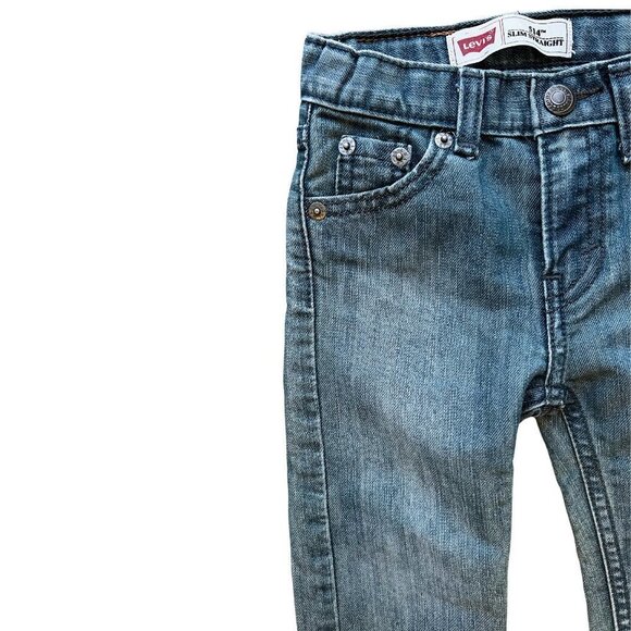 Like new! - Levi's 514 Straight Leg Jeans Size 18 Month - Picture 2 of 5